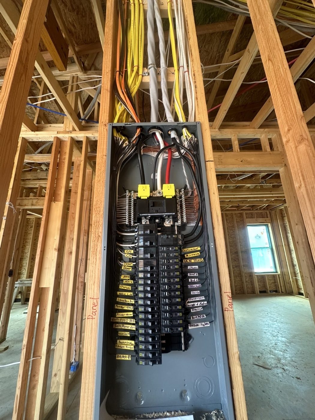 Residential panel installation