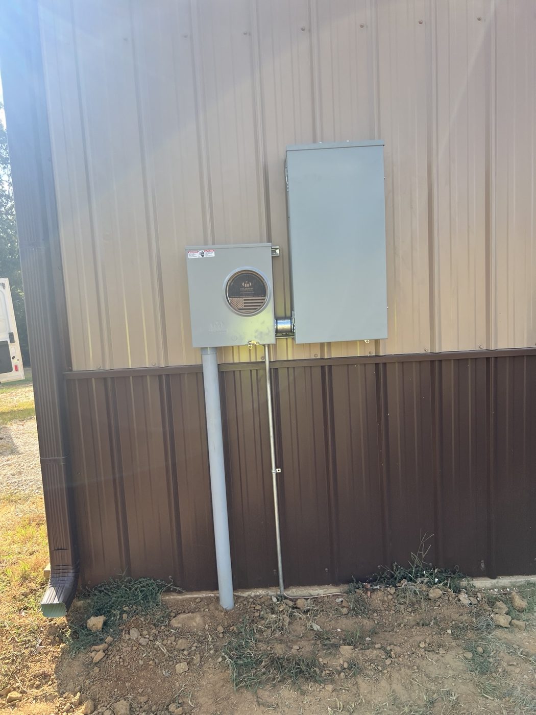 Exterior electrical service